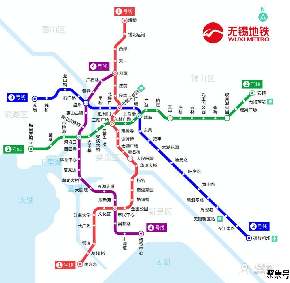 无锡地铁线路图高清晰最新(无锡地铁运营时间表最新)