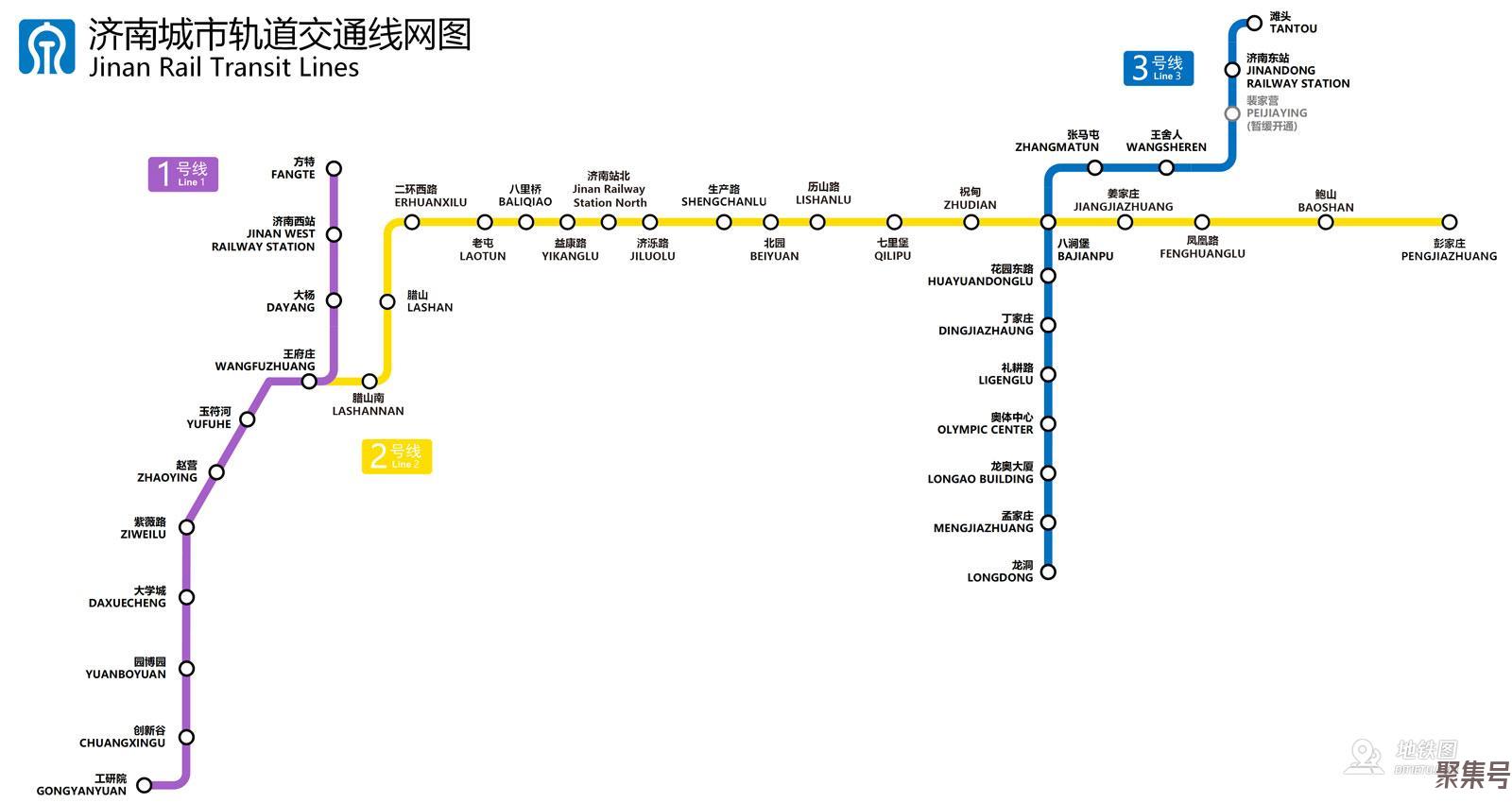 济南地铁线路图高清晰最新(济南地铁运营时间表最新)