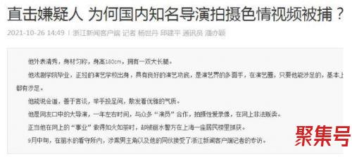 上海导演沈居辉个人资料作品介绍:因拍摄不雅视频获利百万被抓