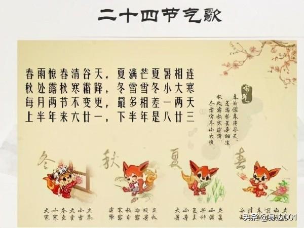 二十四节气歌歌词（二十四节气歌歌词内容）