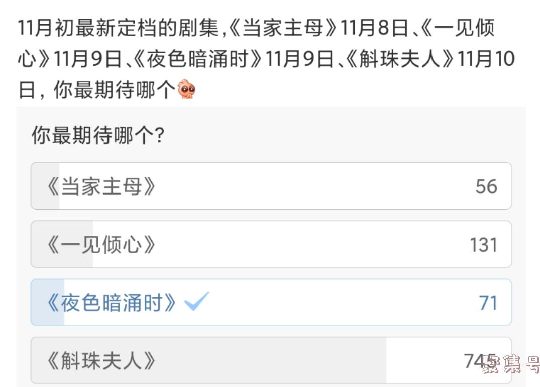 夜色暗涌时追剧日历（夜色暗涌时追剧日历表）
