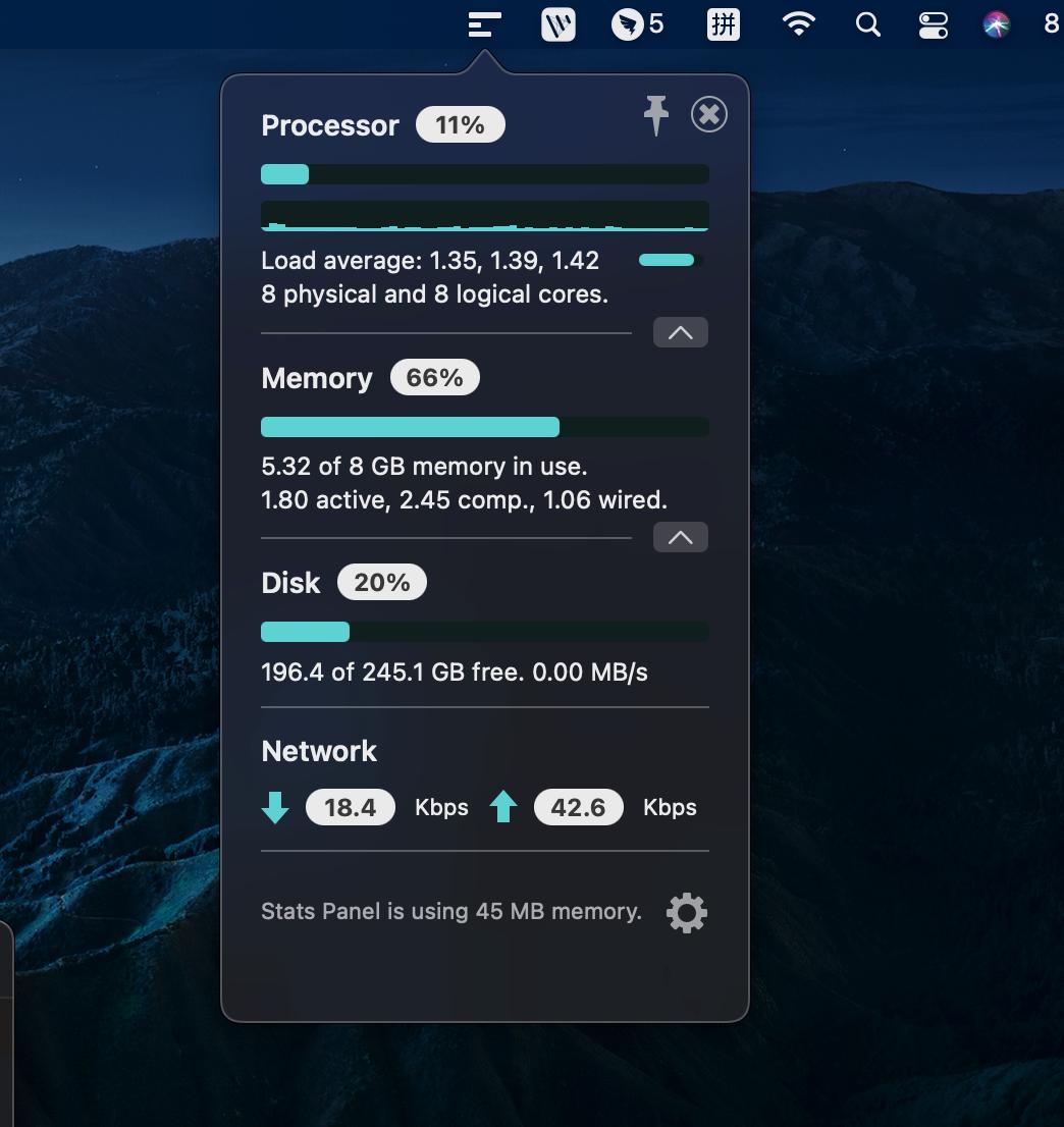 我使用了6款Mac系统监控软件,告诉你哪款最好用