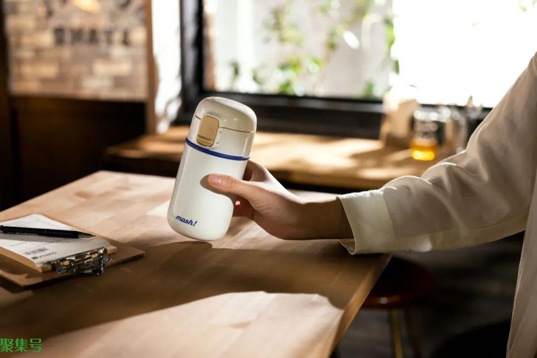 保温杯里的“女明星”——mosh!上新,圆润可爱,一键开盖