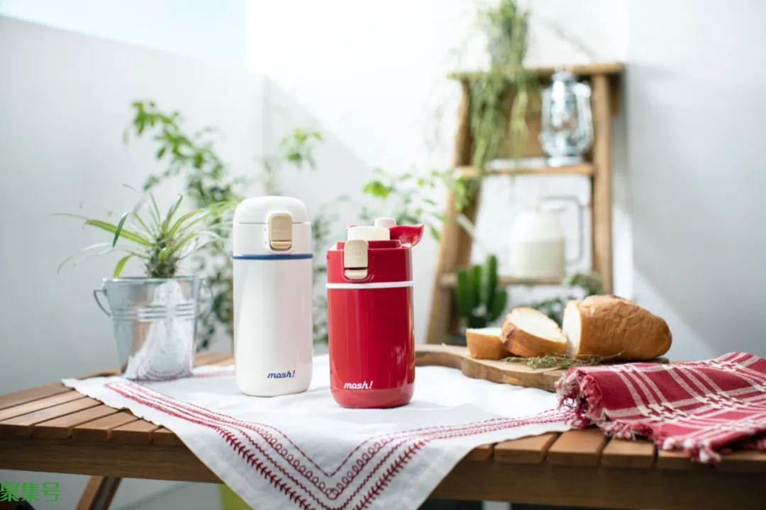 保温杯里的“女明星”——mosh!上新,圆润可爱,一键开盖