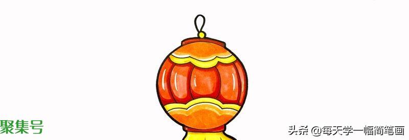 灯笼简笔画(灯笼简笔画简单又漂亮)