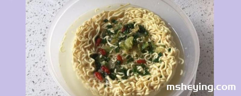 微波炉泡面的做法