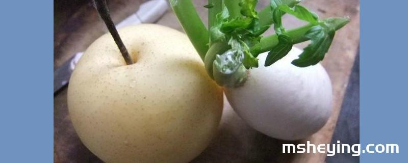 白萝卜梨水的煮水方法