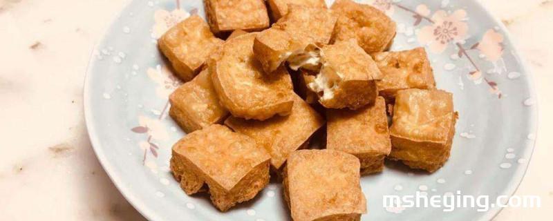怎样炸豆腐泡能鼓起来是空心的
