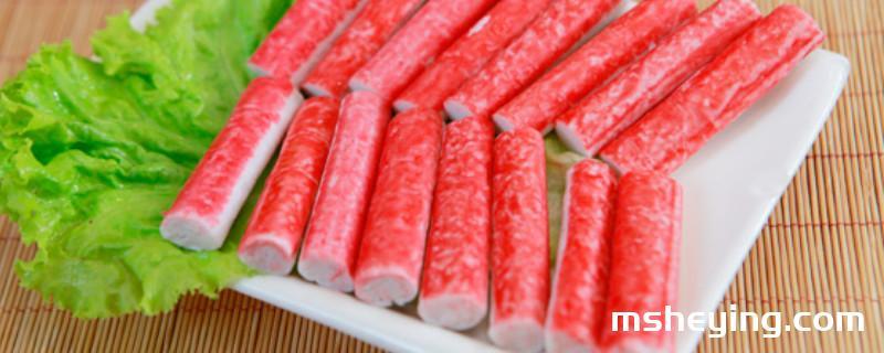 蟹足棒怎么吃