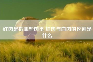 红肉是指哪些肉类 红肉与白肉的区别是什么