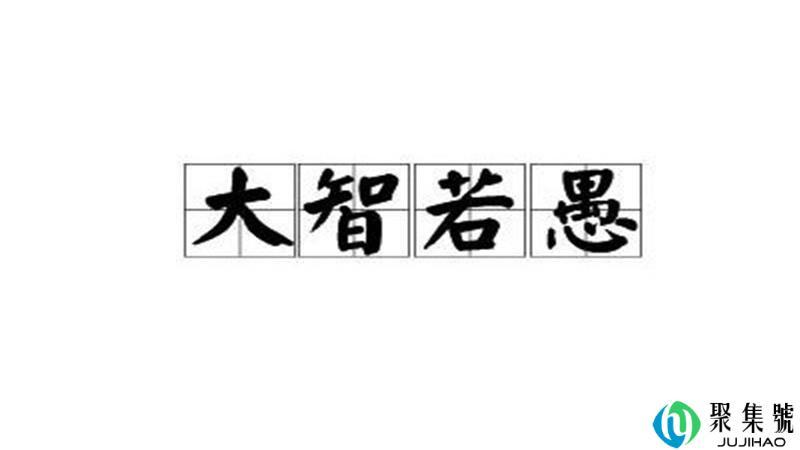 大智若愚是什么意思