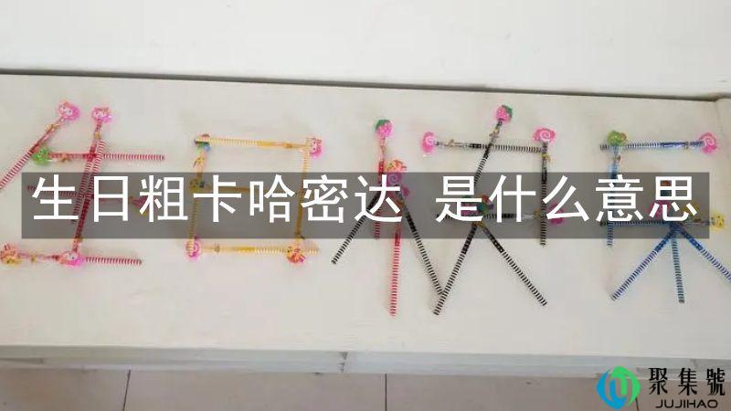 生日粗卡哈密达 是什么意思