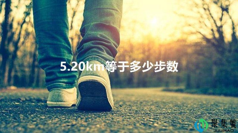 5.20km等于多少步数