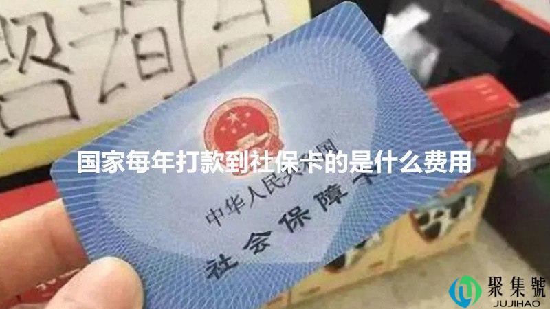 国家每年打款到社保卡的是什么费用