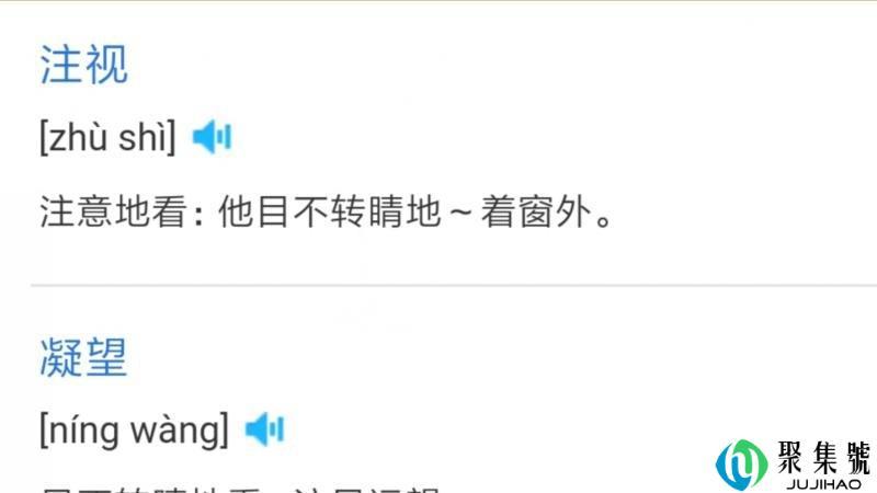 凝视的近义词是什么