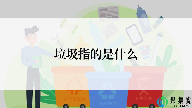 垃圾指的是什么