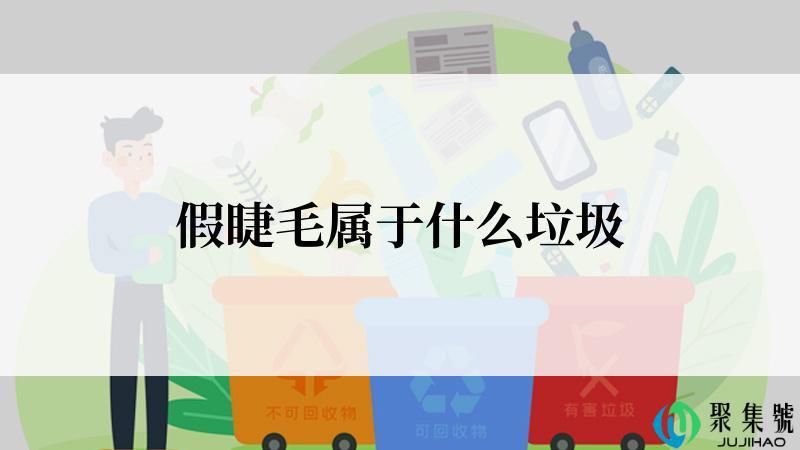 假睫毛属于什么垃圾