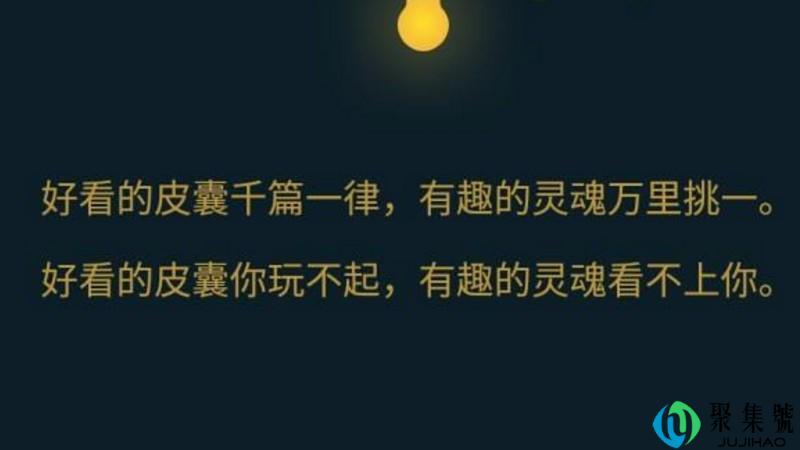 好看的皮囊千篇一律出自哪里