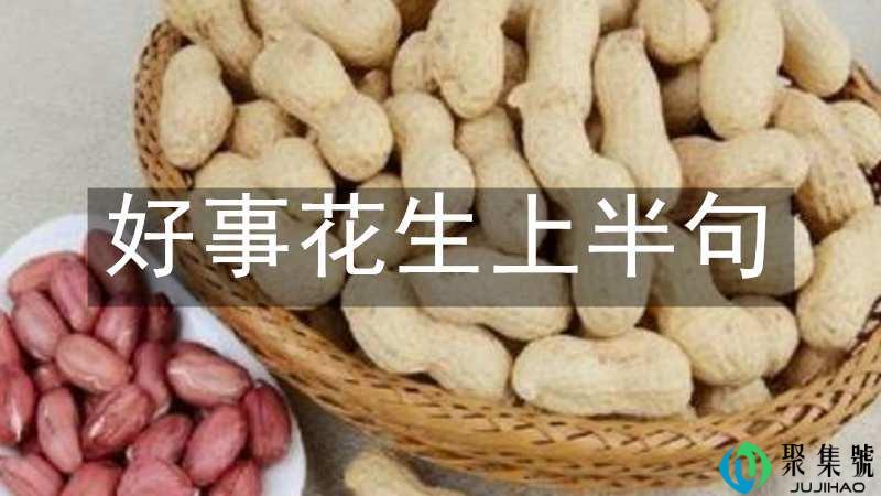 好事花生上半句