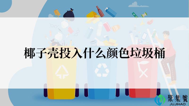 椰子壳投入什么颜色垃圾桶