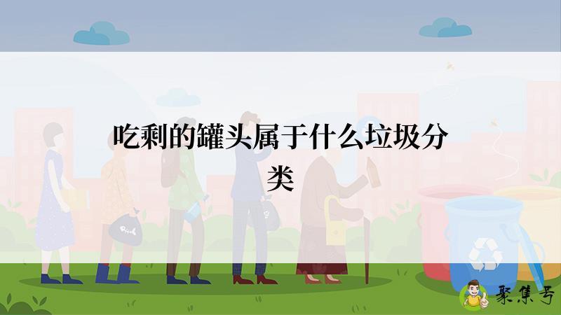 吃剩的罐头属于什么垃圾分类