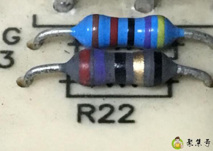 电阻颜色对照表