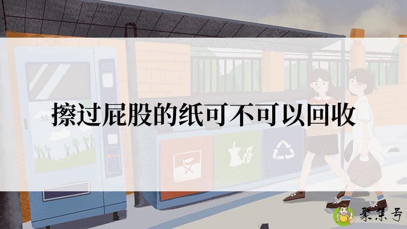 擦过屁股的纸可不可以回收