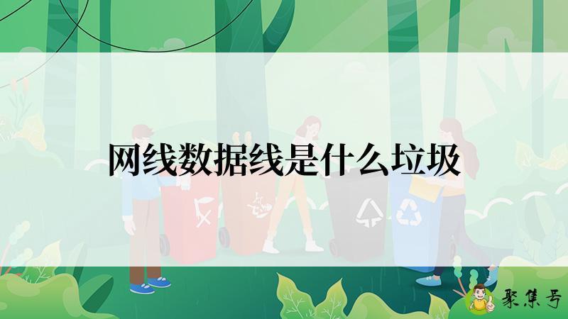 网线数据线是什么垃圾