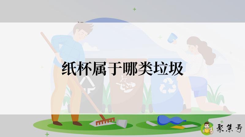 纸杯属于哪类垃圾