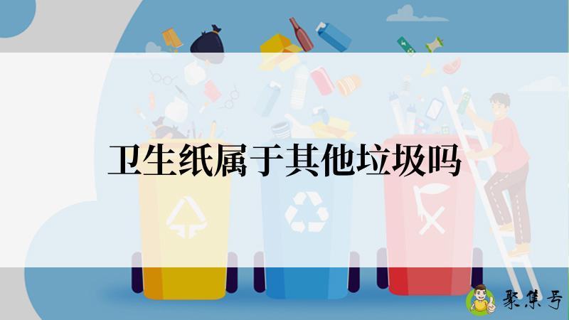 卫生纸属于其他垃圾吗