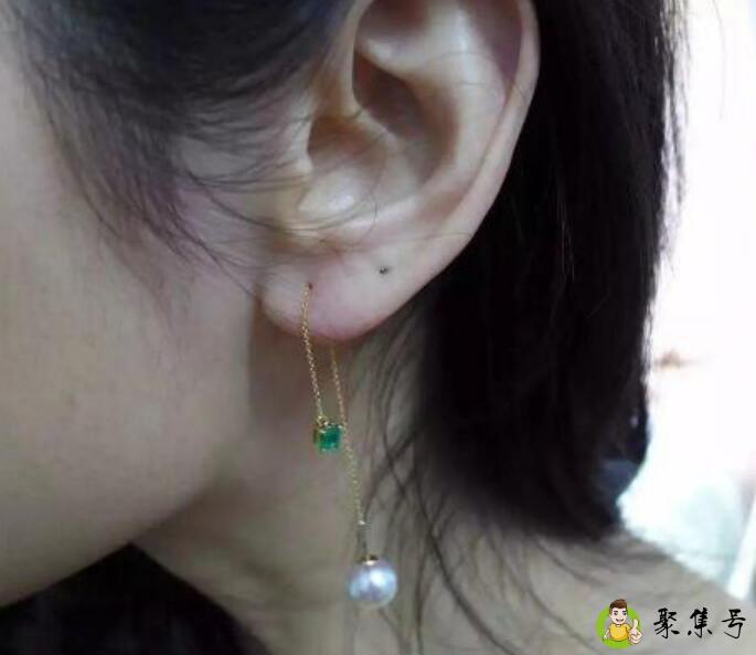 耳线的三种戴法