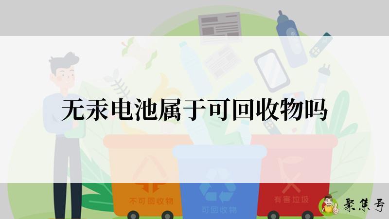 无汞电池属于可回收物吗