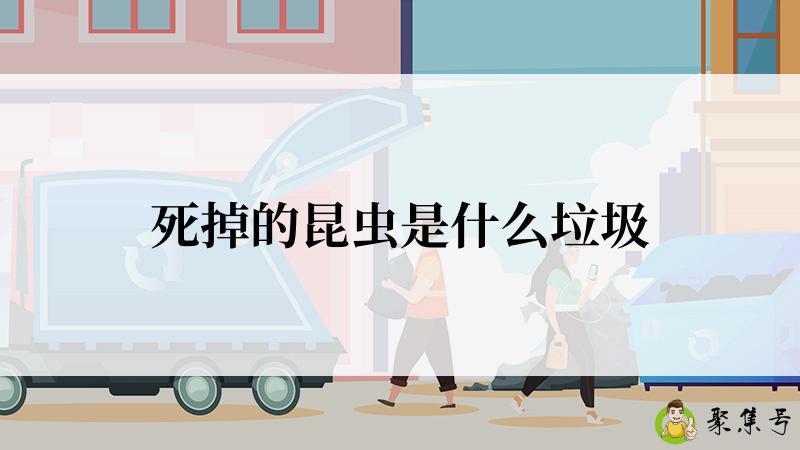 死掉的昆虫是什么垃圾