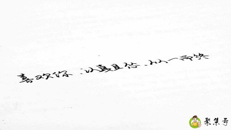 喜欢你认真且怂从一而终什么意思