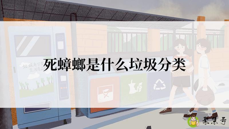 死蟑螂是什么垃圾分类