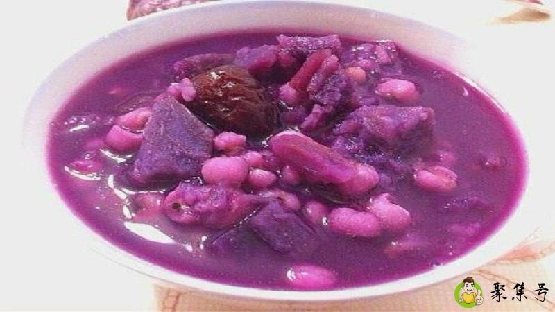 煮紫薯粥什么时候放醋