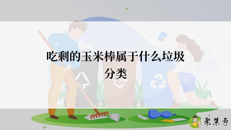 吃剩的玉米棒属于什么垃圾分类