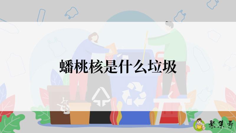 蟠桃核是什么垃圾