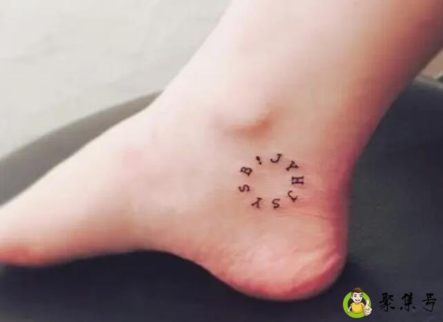 脚踝安全线纹身是什么意思