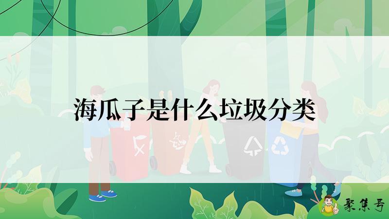 海瓜子是什么垃圾分类