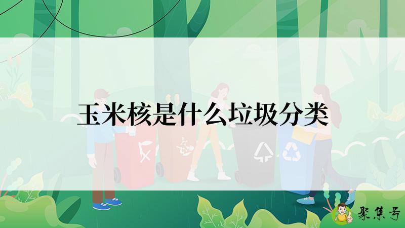 玉米核是什么垃圾分类