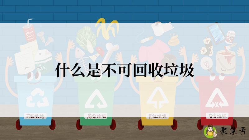 什么是不可回收垃圾