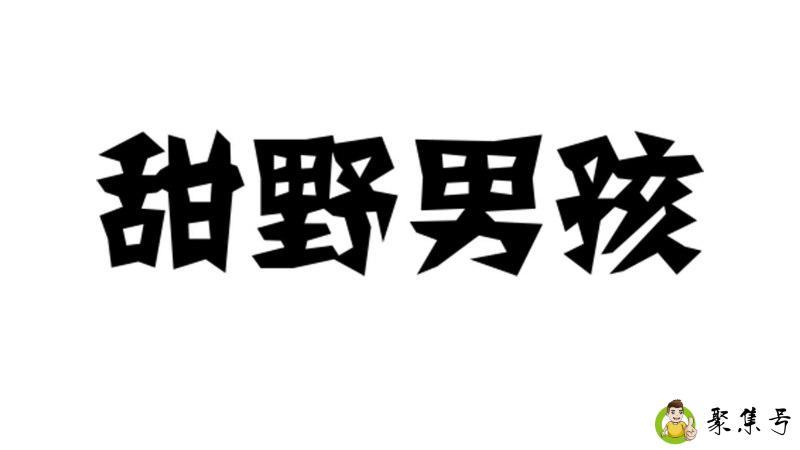 甜野男孩是什么意思
