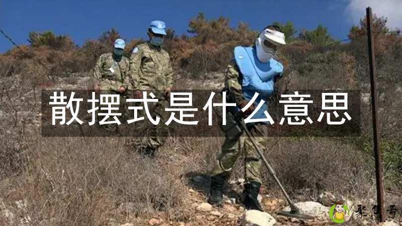 散摆式是什么意思