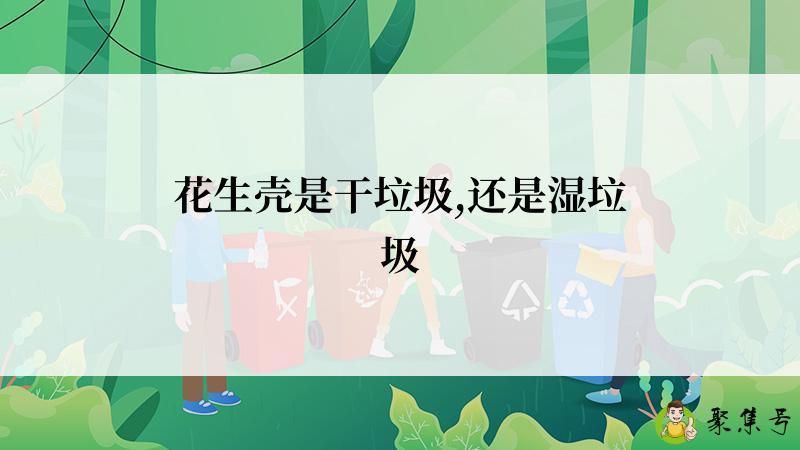 花生壳是干垃圾,还是湿垃圾