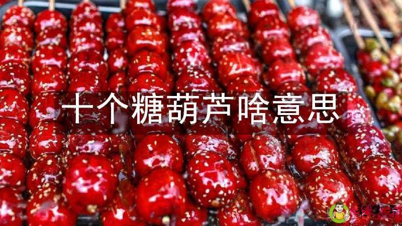 十个糖葫芦啥意思