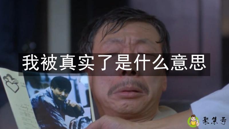 我被真实了是什么意思