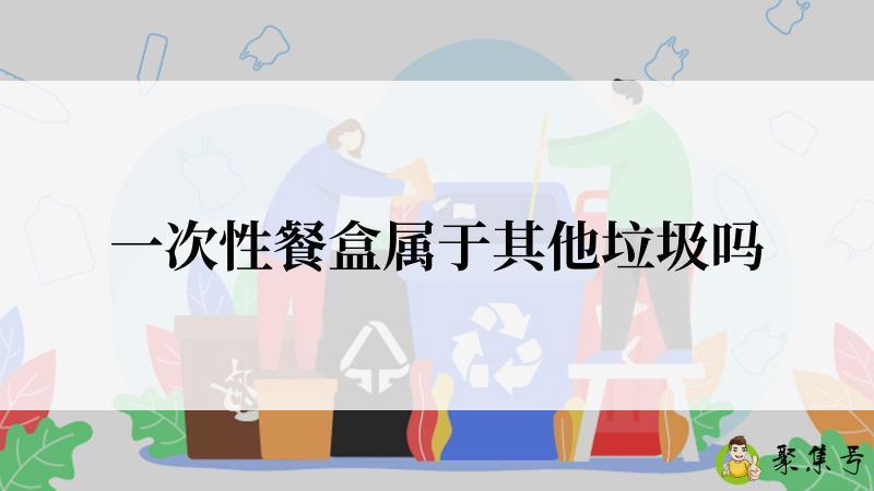 一次性餐盒属于其他垃圾吗
