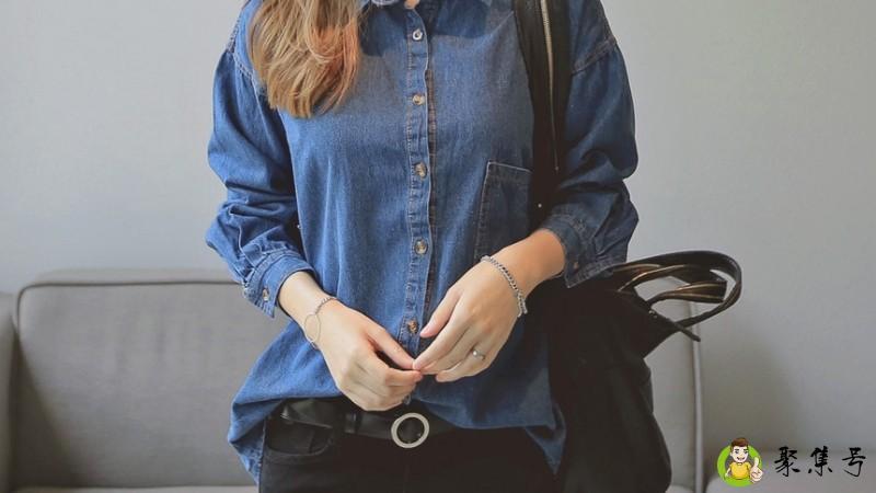 圆圈腰带怎么绑