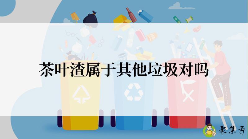 茶叶渣属于其他垃圾对吗